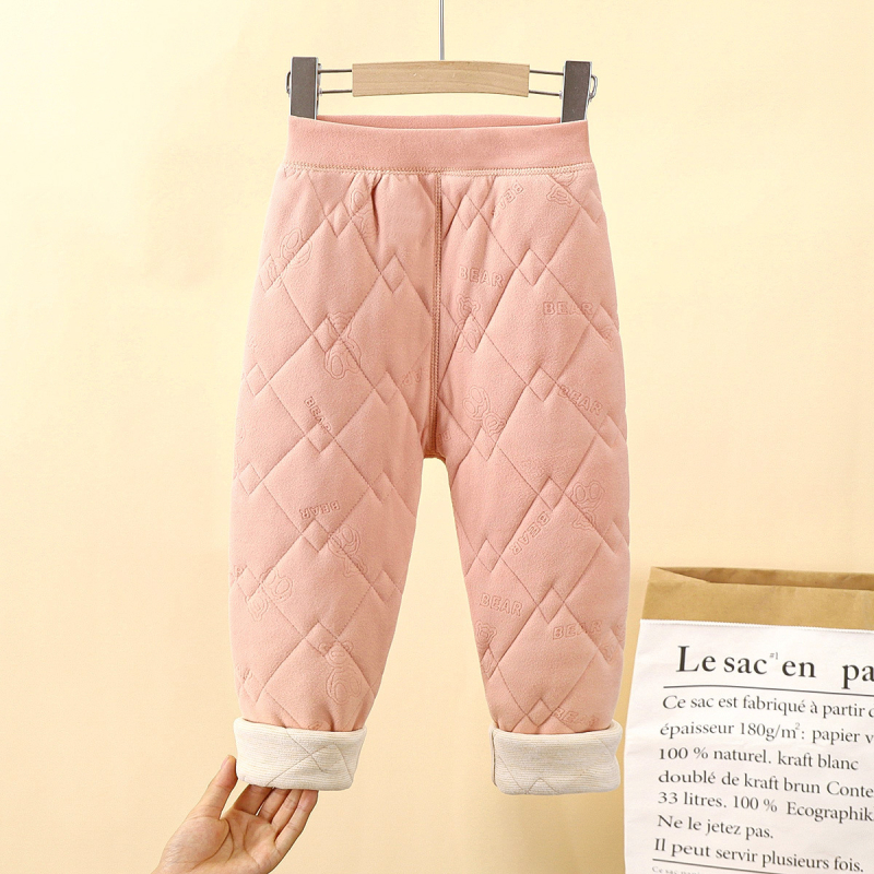 Školske hlače za dječju uniformu – jesen/zima, trostruki fleece podstava, srednji pojas, poliester