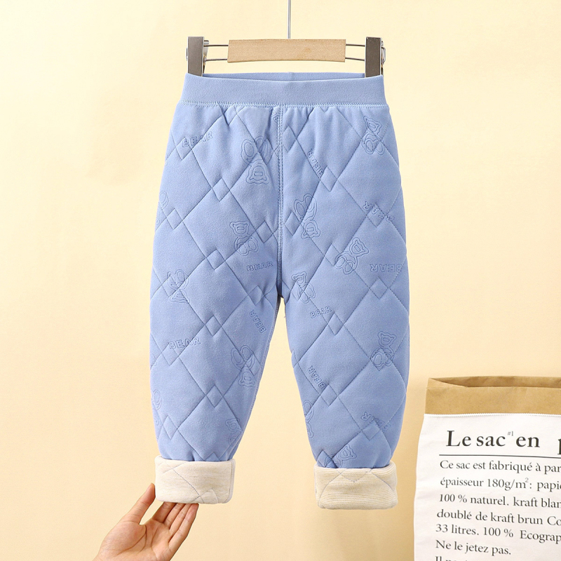 Školske hlače za dječju uniformu – jesen/zima, trostruki fleece podstava, srednji pojas, poliester