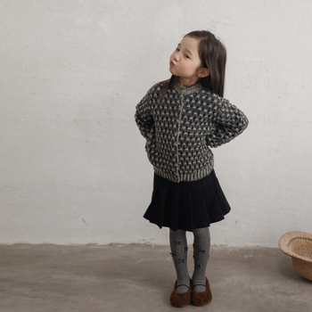 Colanți din bumbac pentru iarnă, grosime medie, absorbție a transpirației, culoare solidă, pentru fetițe 3–8 ani