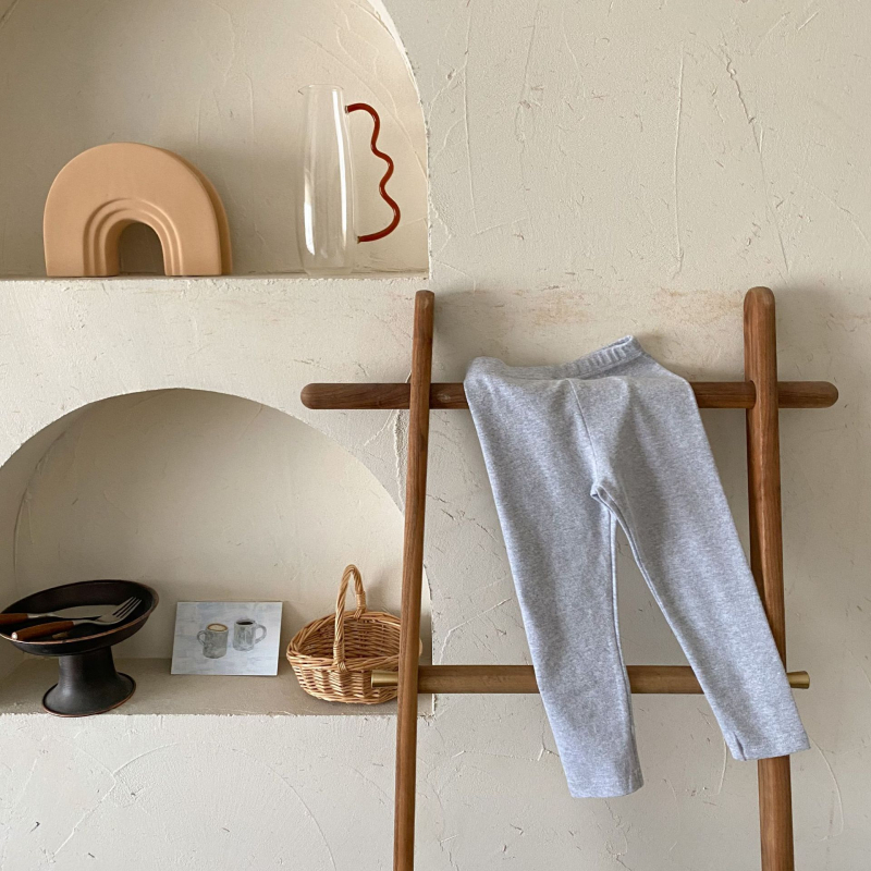Dječje djevojčice pamuk leggings za jesen-zimu, korejski stil, srednji pojas, zaštita od komaraca, 95% pamuk, dob 3-8 godina