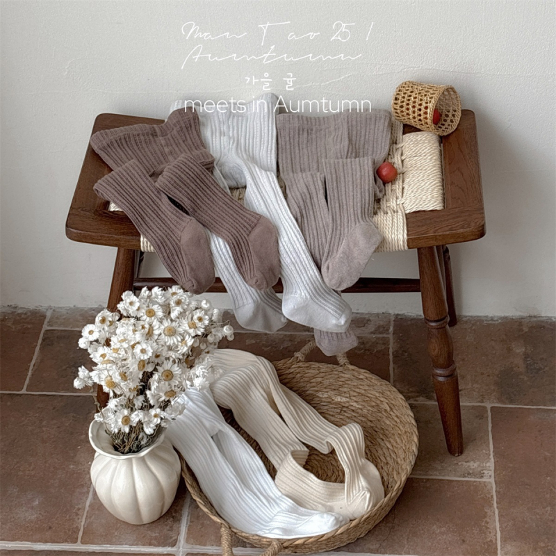 Детски чорапогащи за ромпери, жакардова тъкан, 70% памук, дишащи, средна плътност, за пролет и есен