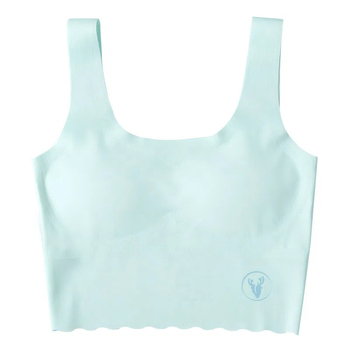 Razvojno donje rublje za djevojčice: prozračni Ice Silk materijal, najlon, puna čaša, bez oblikovanih košarica, fiksni dvostruki remeni