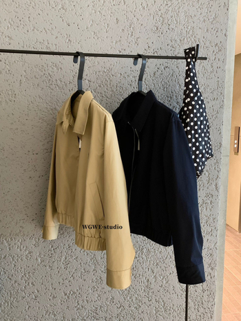 Женски бродиран бейзболен жакет с лаперова яка, дълги ръкави, права кройка, корейски стил