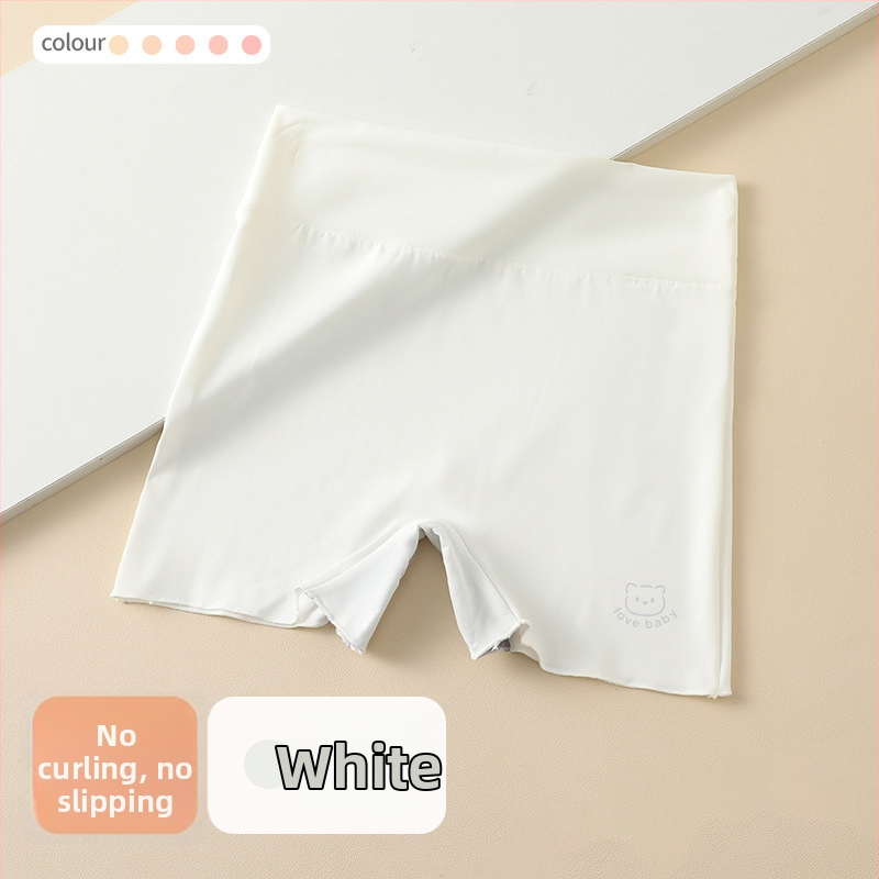 Mergaitėms: lediniu šilku apsaugos kelnaitės, 2-in-1 leggings apatiniai, Klasė A, Nailonas 79,1%