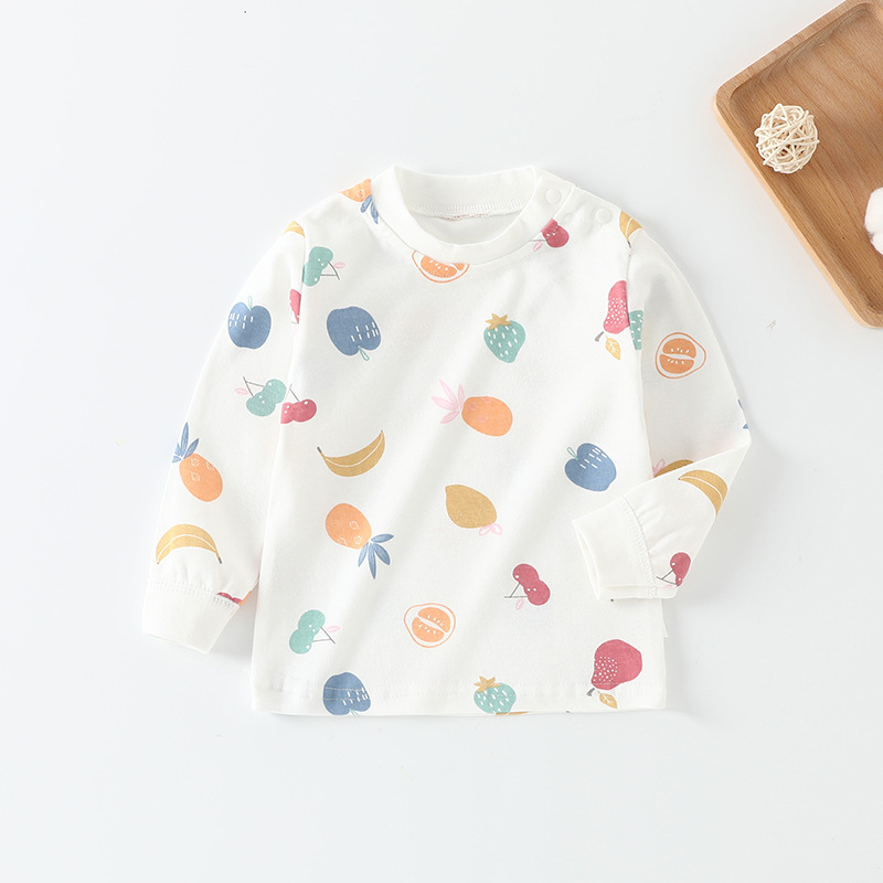 Tricou interior din bumbac pentru bebeluși, mânecă lungă, guler rotund, 100% bumbac, finisaj moale, unisex, Puzzle Cat