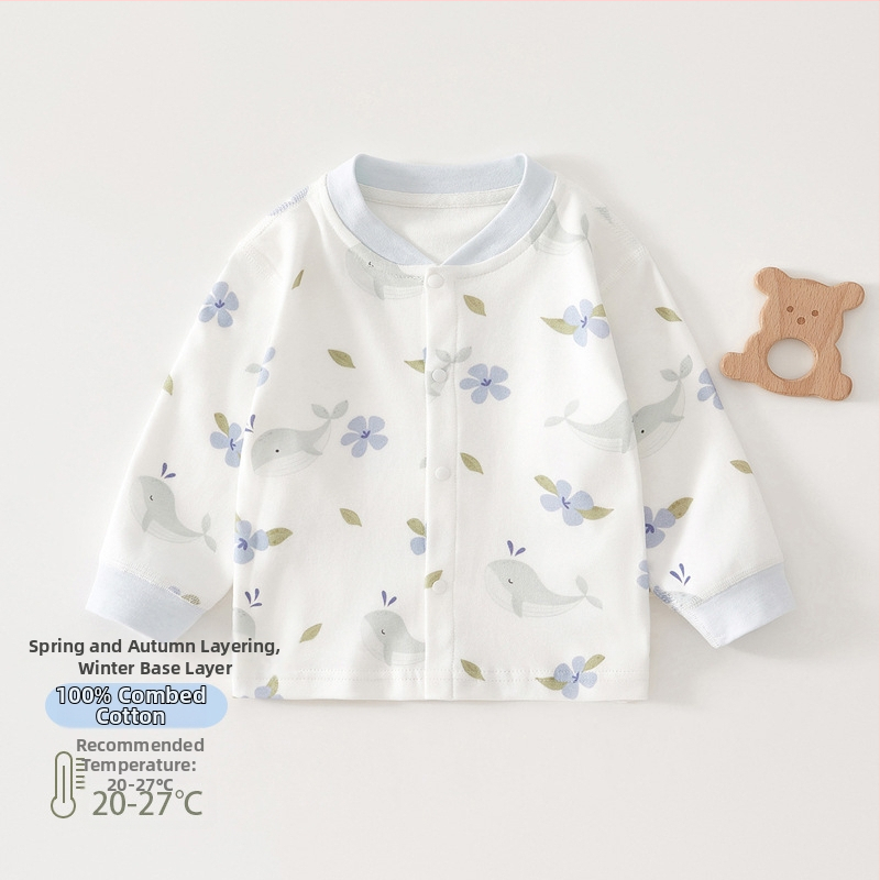 Beebi eesmine avanev kardigan, 100% puuvillast, kapuutsita, V-kaelus, pehme harjatud kangas