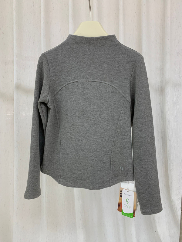 Tricou pentru copii cu mânecă lungă, guler rotund, Monet velur ușor cald, fibre de celuloză regenerată 63,3%, tratament moale, menține căldura, pentru primăvară, toamnă și iarnă