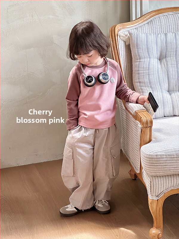 Detské tričko z Lyocellu, brúsovaný mäkký povrch, unisex, okrúhly výstrih, 3–8 rokov