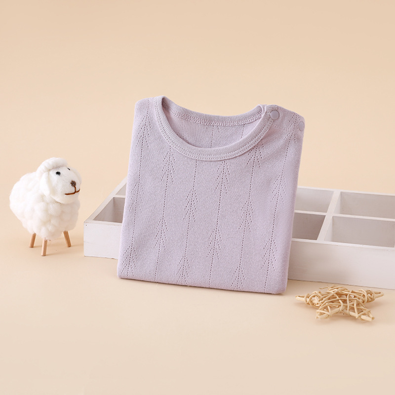 Бебешки топ с дълги ръкави, 100% памук, унисекс, кръгла яка, новородени 0–1 година