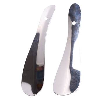 XB-1230 nerūdijančio plieno shoehorn, tiesus dizainas; stilius: figūra, kasdienis casual; medžiaga: nerūdijantis plienas; savybės: be lenkimo, be rūdijimo