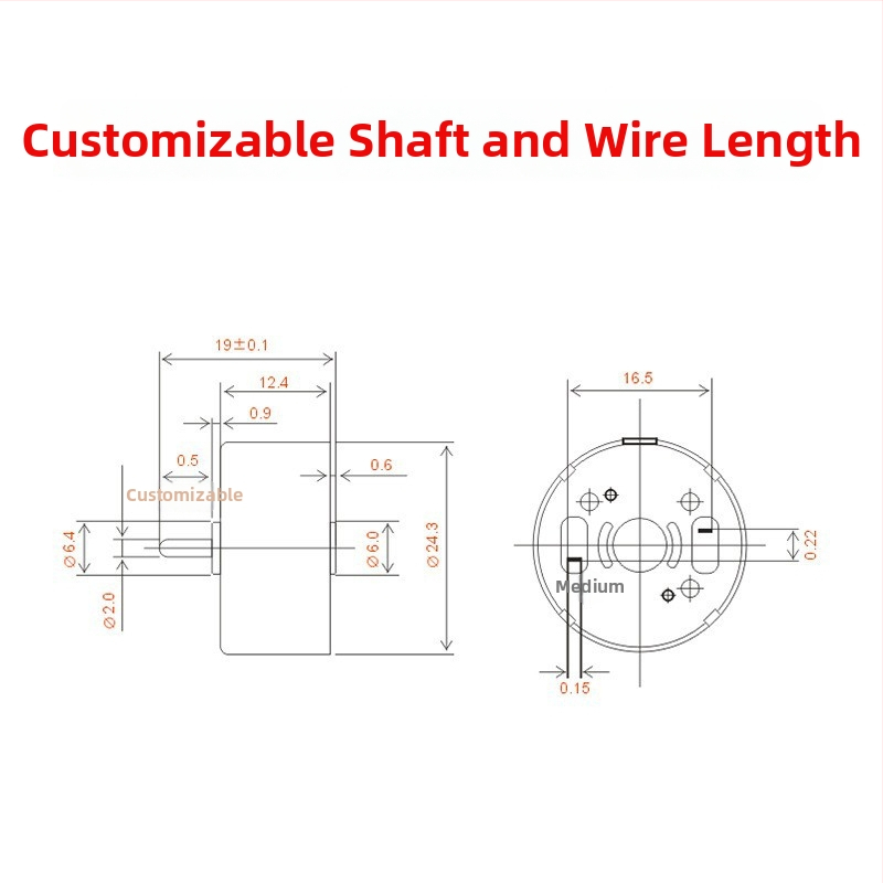 Kefový motor od Yuebang — mikro DC motor, pod 36V, 3C certifikácia