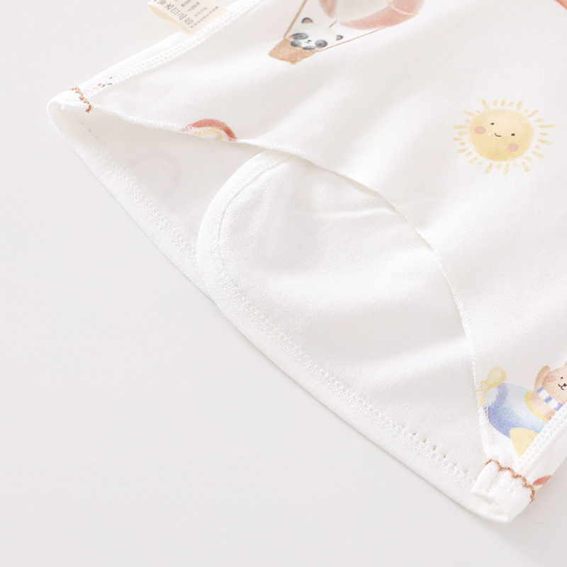 Новородено памучно облекло — унисекс, 0–12 месеца (до 80 см), 100% памук, кръгла яка (без качулка)