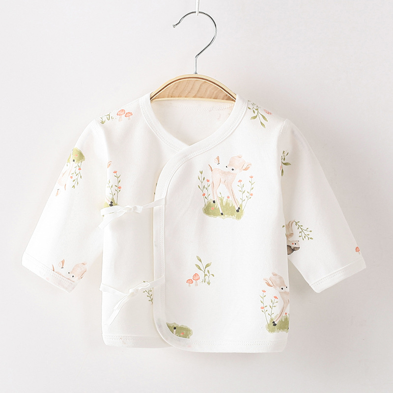 Νεογέννητο κορμάκι βάσης από 100% βαμβάκι, με στρογυλό λαιμό, χωρίς κουκούλα, ύφασμα με τραχιά υφή