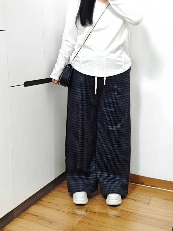 Γυναικείες παντελόνες ίσιας γραμμής με φλις επένδυση, ελαστική μέση, πολυεστέρας-σπαντέξ, κορεατικό casual στυλ, χειμώνας 2025