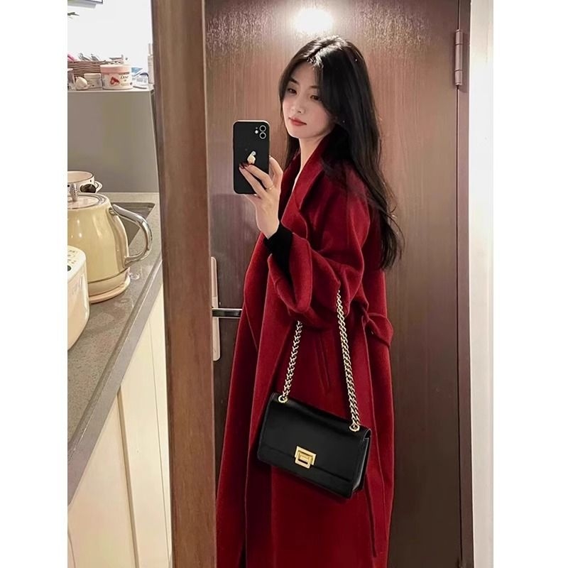 Női Chenille kabát Spandex keverékkel, reversibilis, rövid fazon, zakó gallér