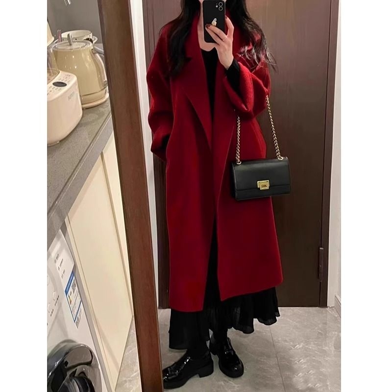 Női Chenille kabát Spandex keverékkel, reversibilis, rövid fazon, zakó gallér