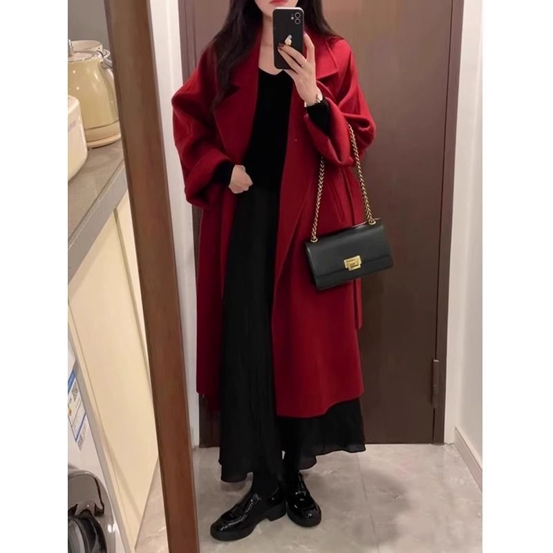 Női Chenille kabát Spandex keverékkel, reversibilis, rövid fazon, zakó gallér