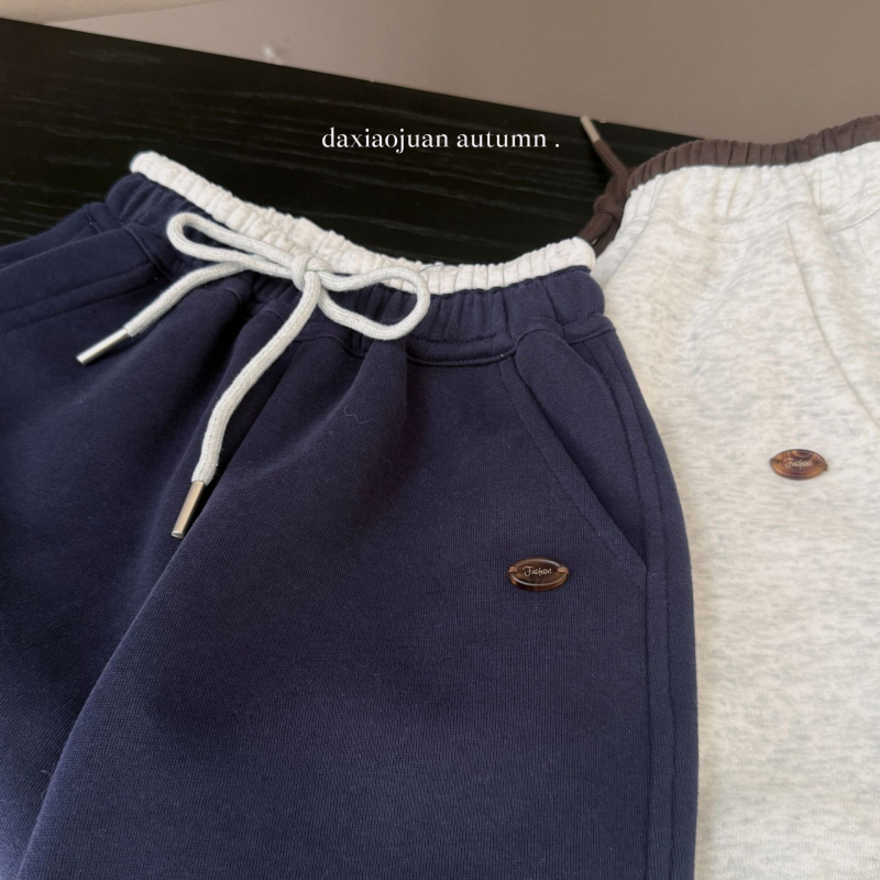 Laste Korea stiilis laia jalgadega püksid, 55% puuvill, unisex, 3–8 aastat, kevad ja sügis