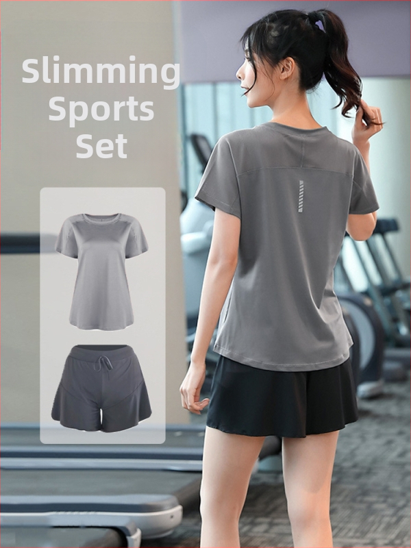 Женска мрежеста бързосъхнеща спортна тениска, свободна кройка, три четвърти ръкав, дизайн с цветови блокове, полиестер-спандекс смес