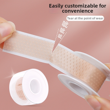 Silikoninė kulno pleistras, kvėpuojanti, atspari nusidėvėjimui, 0,3 mm storio, tinkama aukštiems kulniams