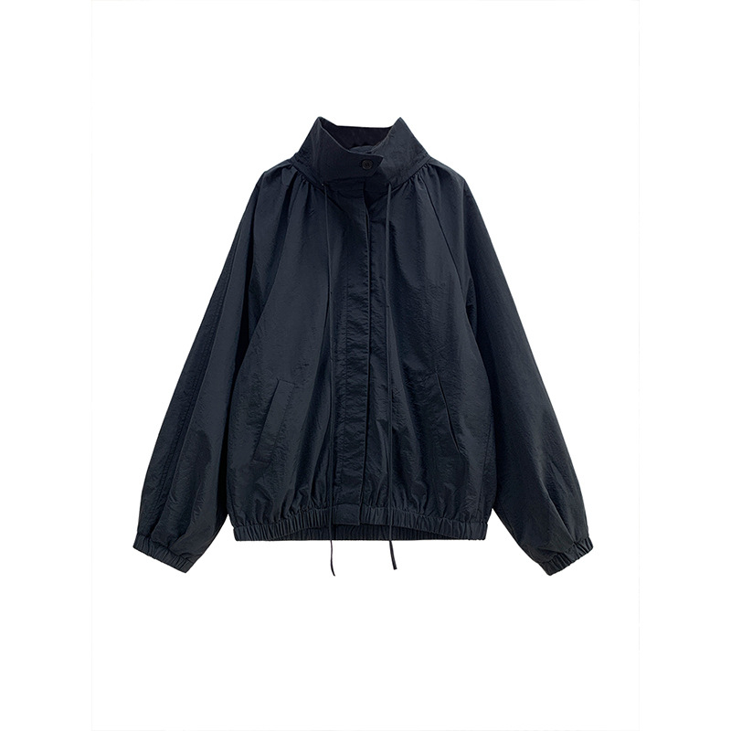 Кардиган-яке Taslan; Яка лапел; Еднобортно закопчаване; Дълги ръкави; Свободен силует