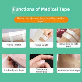 PE mikroporų skaidri juosta infuzijai – lengvai plystanti lipni plėvelė, prisitaikanti prie spaudimo lipalas, spausdintas logotipas, storis 2 mm