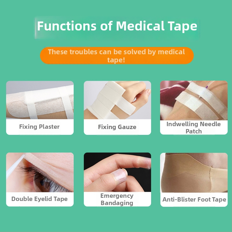 PE mikroporaina caurspīdīga lente infūzijai – viegli plīstoša, līmēšana jutīga pret spiedienu, ar izdrukātu logotipu, biezums 2 mm