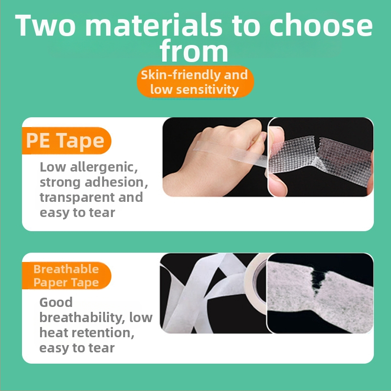 PE mikroporaina caurspīdīga lente infūzijai – viegli plīstoša, līmēšana jutīga pret spiedienu, ar izdrukātu logotipu, biezums 2 mm