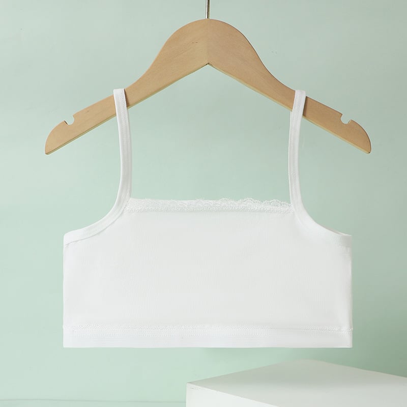 Kokvilnas camisole tops meitenēm, zīmols Sui Nian, bērniem no 8 gadu vecuma (augums virs 140 cm), vissezonu lietošanai