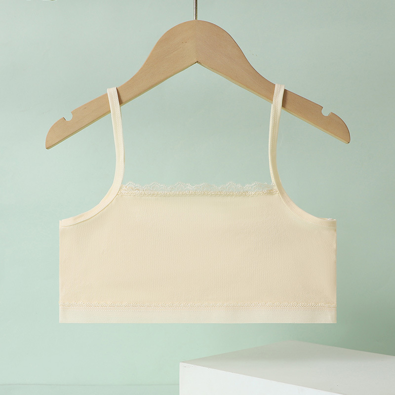 Kokvilnas camisole tops meitenēm, zīmols Sui Nian, bērniem no 8 gadu vecuma (augums virs 140 cm), vissezonu lietošanai