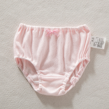 Lányoknak készült 100% pamut bugyi, lélegző hálós anyaggal, fluormentes, 3–8 éveseknek