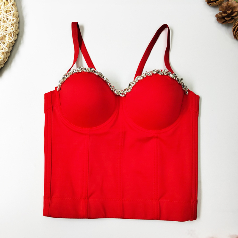 Bustier s remenima, uski kroj, obična duljina, pleteni materijal, acetatno vlakno