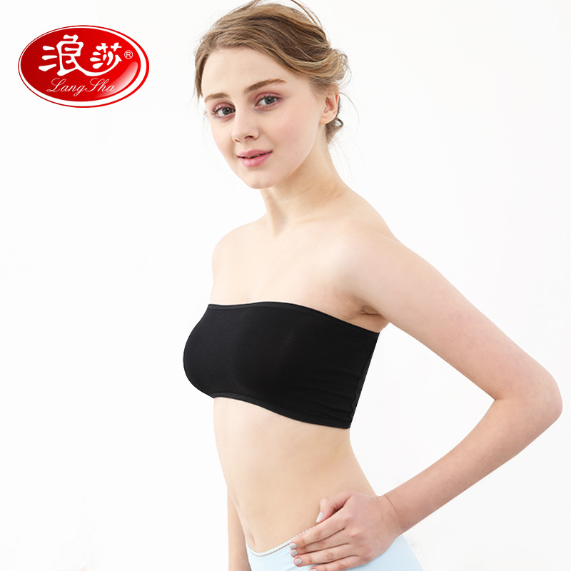 Langsha без презрамки гръдна превръзка, ултра тънки чашки, стил корсет, вискоза 90–95%, медно-амонячно влакно