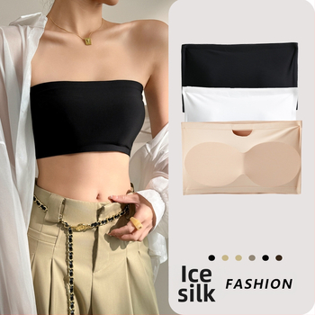 Õla-vaba korsetti stiilis rinnahoidja, fikseeritud täiskupp; vormitud kupp: ülemine õhuke, alumine paks; 80–90% nylon; funktsioonid: kogub, vastupid libisemisele, mugav