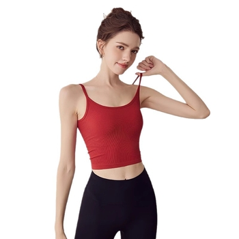 Jogos sportinė liemenėlė – Push-Up, smūgiams atspari, Nailonas 95% / Spandeksas 5%, 3/4 puodelio, Vidutinė forma, Fiksuotos dvigubos petnešos