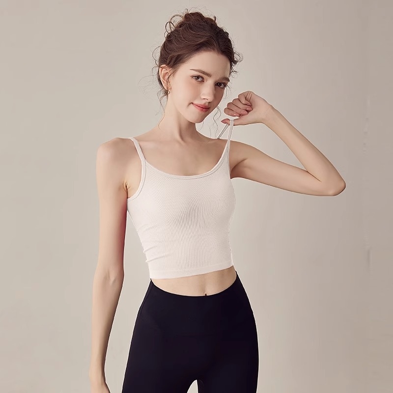 Jogos sportinė liemenėlė – Push-Up, smūgiams atspari, Nailonas 95% / Spandeksas 5%, 3/4 puodelio, Vidutinė forma, Fiksuotos dvigubos petnešos