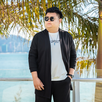 Pánske trench coat s reverom, korejský štýl, stredná dĺžka, jednoradové zapínanie, voľný strih