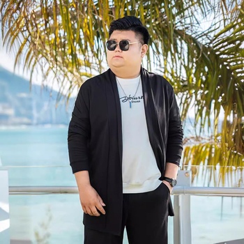 Pánske trench coat s reverom, korejský štýl, stredná dĺžka, jednoradové zapínanie, voľný strih