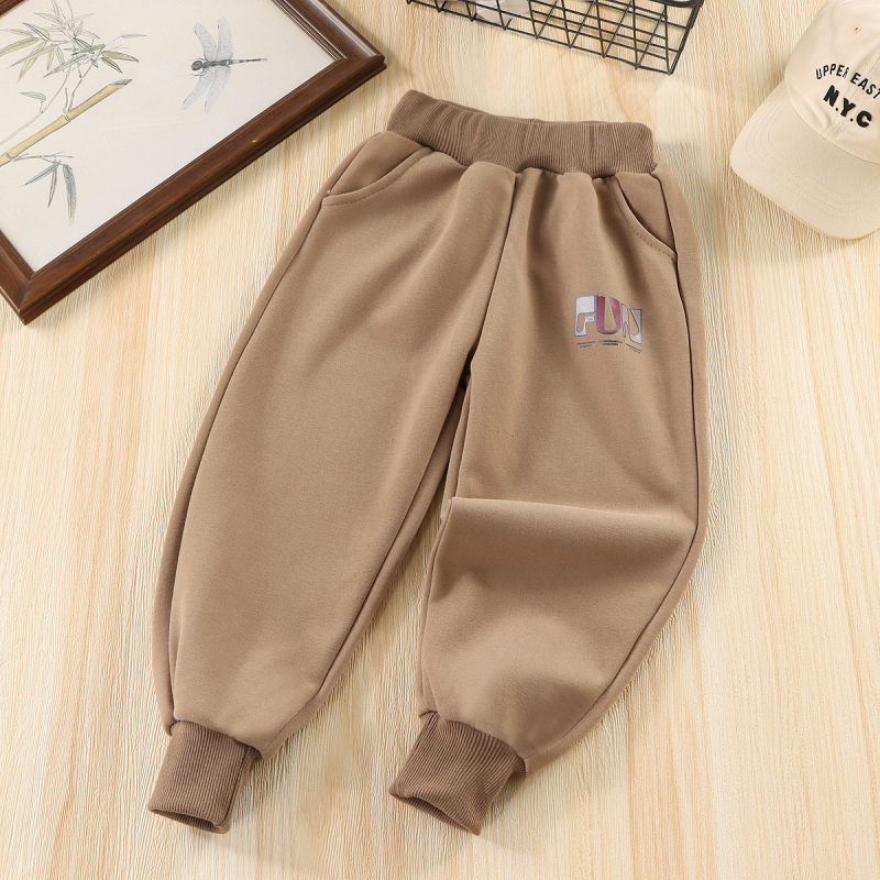 Set de două piese pentru copii: hanorac-pulover și pantaloni, stil coreean, bumbac cu prelucrare moale, primăvară–toamnă, unisex