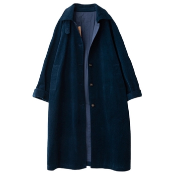 Sieviešu kordurojijas windbreaker jaka, vidēja garuma, šaurs piegriezums, polo apkakle, garas piedurknes, vienrindu aizdare