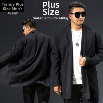 Vīriešu mētelis ar stāvā apkakle un vienrindu aizdari (īsais stils, plāns audums, modal audums, galvenais audums: trušu kažokāds)