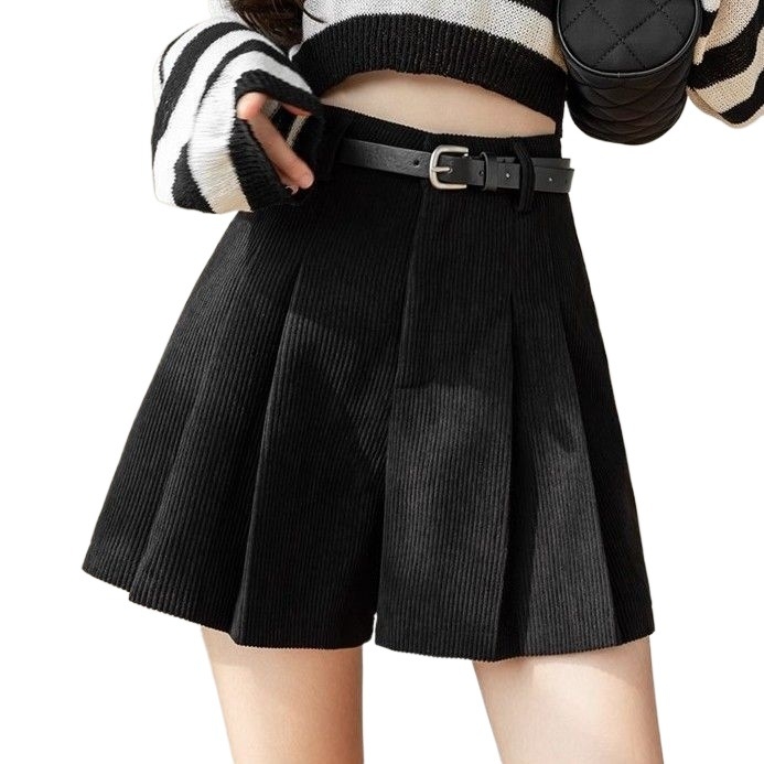 Pantaloni casual pentru femei, croială largă, lungime 3/4, țesătură țesută, textură creponată