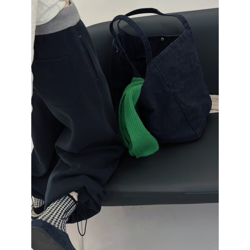 Pantaloni trening largi pentru femei, talie înaltă cu șnur reglabil, buzunare, stil urban, primăvara 2025