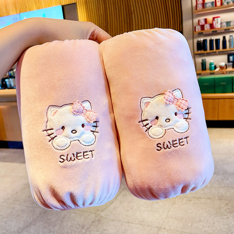 Vaikų rankovių apsauginiai dangteliai – nuo nešvarumų, flanelės pamušalas, siuvinėjimas, karikatūros raštas, amžius 1–8 metai