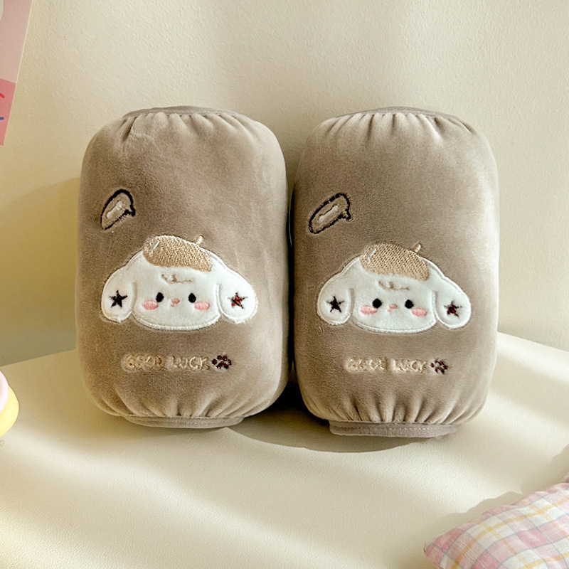 Vaikų rankovių apsauginiai dangteliai – nuo nešvarumų, flanelės pamušalas, siuvinėjimas, karikatūros raštas, amžius 1–8 metai