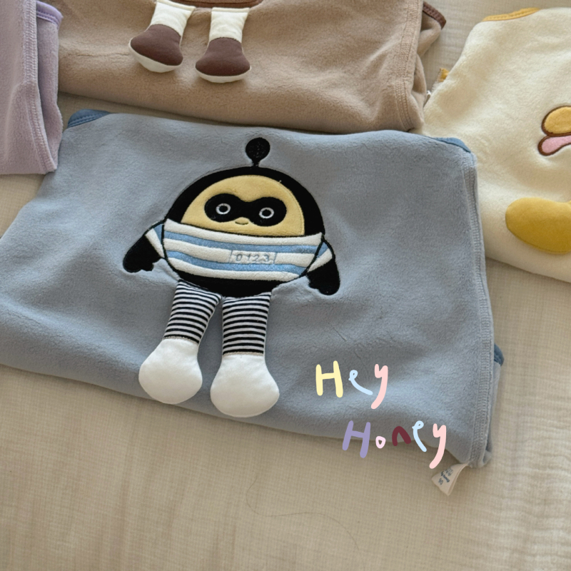 Sac de dormit pentru copii, fără mâneci, vestă pentru iarnă-toamnă, model desen animat, țesătură poliester, umplere 94% poliester și 6% spandex