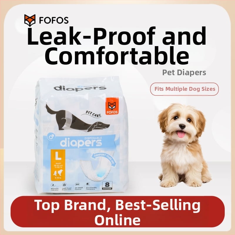 Suņu higiēnas autiņi ar bieziem absorbējošiem paliktņiem urīnizvadei – neauduma materiāls – ikdienas lietošanai, ceļojumiem, vairākām dzīvniekiem