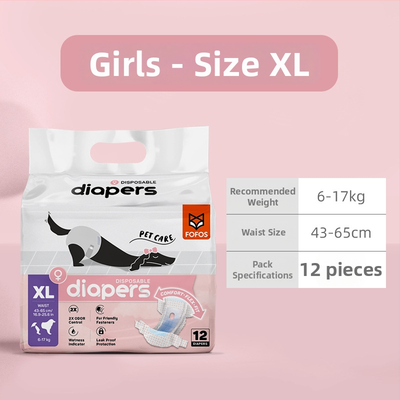 Suņu higiēnas autiņi ar bieziem absorbējošiem paliktņiem urīnizvadei – neauduma materiāls – ikdienas lietošanai, ceļojumiem, vairākām dzīvniekiem