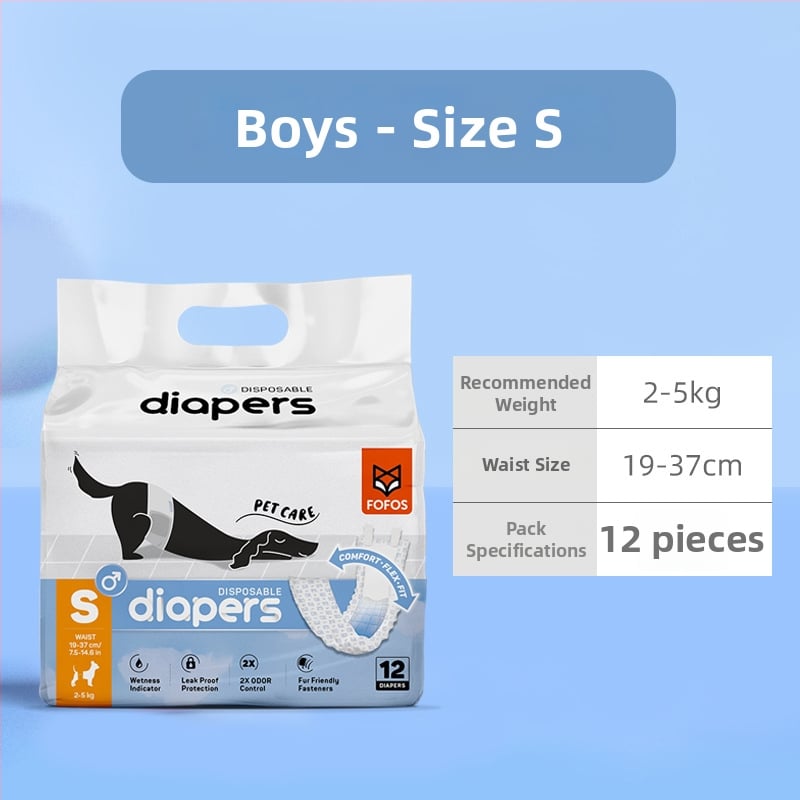 Suņu higiēnas autiņi ar bieziem absorbējošiem paliktņiem urīnizvadei – neauduma materiāls – ikdienas lietošanai, ceļojumiem, vairākām dzīvniekiem