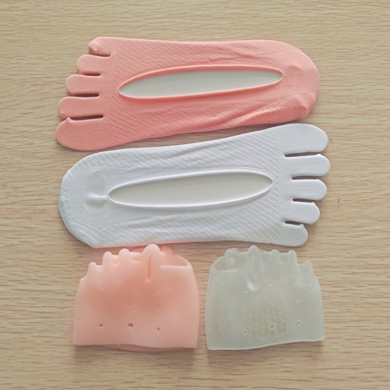 Priekinė pėdos pagalvėlė – valties kojinės formos, Hallux valgus apsauga, prakaitą sugeriantis įdėklas, visoms metų laikams